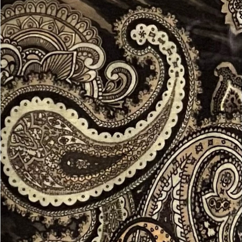 New Mix Vintage Paisley/Floral Print Knit Cardigan - Picture 13 of 16